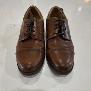 Florsheim Brown Leather Oxford Cap Toe Shoes Men’s Size 9 12138-221